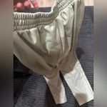 Light Green Elastic Waist Pants Size L Photo 4