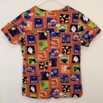 Scrubstar  Halloween Women’s Scrub Top Size XS Photo 2