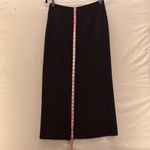 Rena Rowan  Vintage Wool Maxi Skirt Black 10 Photo 9