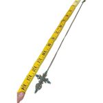 Roma Signed  Cross Pendant Necklace Petit Point Faux Turquoise Christian Vintage Photo 3