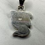 Vintage Mexico Silver Tone Mayan Dog Animal Glyph Pendant Southwestern ✨ Photo 8