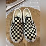 Vans  Checkered Slip-On Sneakers Black and White Old Skool Off The Wall Skater Photo 1
