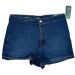 Wild Fable  Women's Dark Blue Super High Rise Jean Shorts - Size 00 - NWT Photo 0