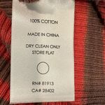 Tracy Reese New York Coral Stiped Lightweight Loose Knit Sweater Size S Photo 4