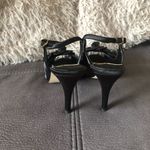 Caparros  Black Peep Toe Dress Heels S7.5 Photo 5