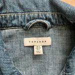 Topshop Women's Blue 70's Chuck-on Denim Jacket Oversized size S NWOT Photo 3