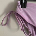 SheIn light purple high waisted string bikini bottoms Photo 2