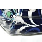 Vera Bradley  Mediterranean Blue Vinyl Trendy Modern Cosmetic/Misc.Zip Case Bag Photo 5