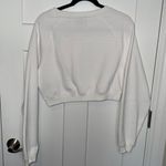 Alphalete Classic Crew Crop - White Photo 1