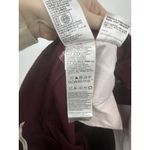 Levi's Premium Corduroy Wedgie Straight High Waist Burgundy Wine Red Pants Sz 27 Photo 4