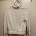 No Boundaries  Juniors White Hooded Sweatshirt M 7 9 40” Diamond Quilted Hoodie Photo 5