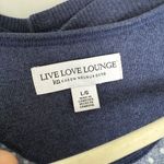 Live Love Lounge Women’s Large Navy Star Pajama Set Tank Jogger Pangs Lounge Blue Photo 1