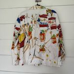 Chico's Chico’s Women’s 2 Farmers Market LagenLook Jacket Artsy Art to Wear Unique Photo 2