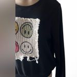 BIBI Smiley pocket sweatshirt for women Black Photo 4