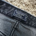 Abercrombie & Fitch Abercrombie black Jean skirt with floral detail Photo 4