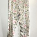 Vintage Lucie Ann II Satin Pajama Set 60s Flutter Blouse Pant Lace Floral 1X Photo 6