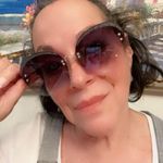 Large ROUND Frame Oversized Sunglasses Embellished with Glitter Trim Photo 6