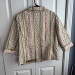 Marsh Landing  floral embroidered button up blazer size large Photo 5