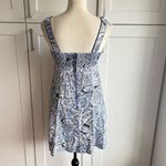 Y2K R&K Originals Petite Blue Paisley Sleeveless Sun Dress Dress Size 4 Doll Photo 1