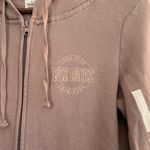 Victoria's Secret Victoria’s Secret Pink Dusty Rose Zip Hoodie Love Pink Logo Women’s Size Small Photo 3