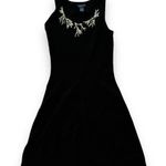 Doncaster Collection Black Beaded Sheath Dress - Size Large Photo 0