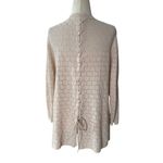 August Silk  Cream & Beige Cardigan Bow Accent Women Sweater Size Medium | 4-7 Photo 1