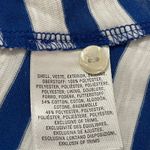 Anthropologie  Postmark Crochet Lace Overlay Striped Swing Tank - White/Blue - M Photo 8