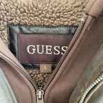 Guess Vintage Brown Leather Jacket Photo 7
