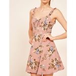 Reformation  Elyse Ilene Light Pink Floral Mini Dress Photo 16