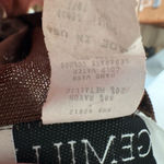 GEMILLI Blouse Size Large Brown Metallic Sheen Button Up Collared 90’s Vintage Photo 4