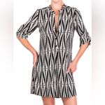 Everyday Ritual Claudine Tunic Maldives Stripe Size Medium Black Photo 7