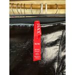 Spanx  Faux Patent Leather Leggings Size Medium Black Photo 2