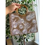 Haute Hippie NWT  Floral Embroidered Handbag Photo 0