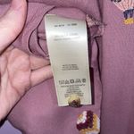 Anthropologie  County Fair Button Up Top Women Size 8 Hot Air Balloon Embroidered Photo 4
