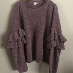 Mossimo Supply Co Mauve Pink Chenille Sweater Photo 0