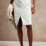 Banana Republic stretch denim skirt light wash 10 Photo 9