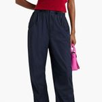 Rag and Bone Becky Flight Adjustable Relaxed Straight Leg Cargo Pants Navy Photo 0