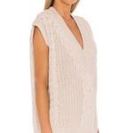 Pistola Revolve Kiran oversized sweater vest in ecru color. Size Large. Photo 2