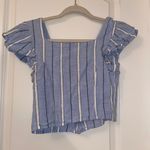 Arizona Jean Company Cropped Stripped Blouse Photo 1
