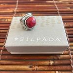 Silpada  Coral Samba Ring Sterling Silver Size 5,5 Photo 1