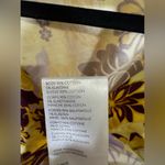 Maeve Anthropologie Purple and Yellow Floral Flutter Sleeve Cinched Top Photo 5