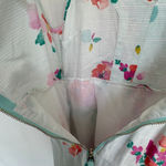 Women's Joules ZOEY V NECK STRAPPY DRESS Aqua Stripe Rose Size US 6 White Photo 7