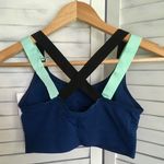Navy/Mint Sports Bra, L/XL Blue Size L Photo 1