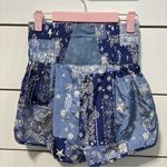 Free People Movement Blue Pattern The Way Home Shorts Photo 2