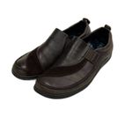 Ecco  Brown Leather and Suede Slip On Loafers 41 Photo 6