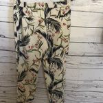 Ann Taylor  petites floral orchid leaf pants‎ Photo 4