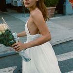 ZARA  White Spaghetti Strap bohemian crochet summer vacation sundress Dress Photo 12