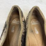 Clarks Azella Theoni Snakeskin Slip-On Espadrille Shoes Size 9 Photo 7