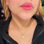 10K pure paperclip necklace with Virgin Mary pendant 🤍 Gold Photo 1