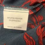 Uguest V-neck Ruffled Black and Red Floral Mini Dress Size Medium NWT Photo 13